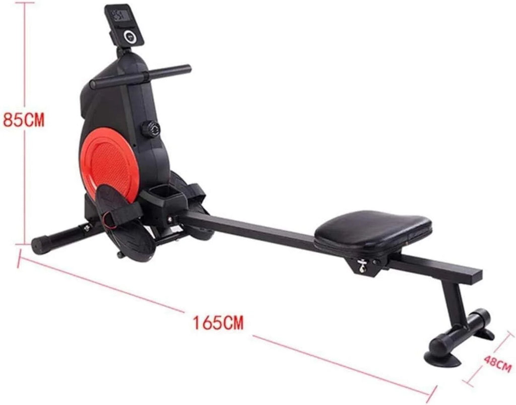 Składany Wioślarz, Wioślarz Do Ćwiczeń W Domu, Ergometr Wioślarski, Fitness, Kardio, Wyświetlacz Hd, Regulacja Oporu, Maksymalne Obciążenie 120 Kg, Sprzęt Do Treningu Brzucha