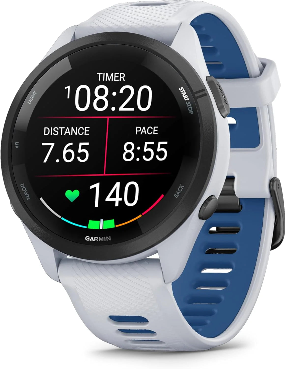 Garmin Forerunner 265 Smartwatch Do Biegania GPS 46mm, AMOLED, HRV Status, Do 13 Dni na Baterii, Czarny