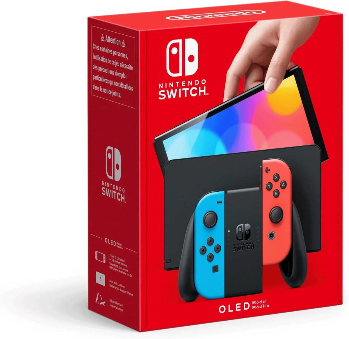 Nintendo Konsola Switch, Wielokolorowy, OLED
