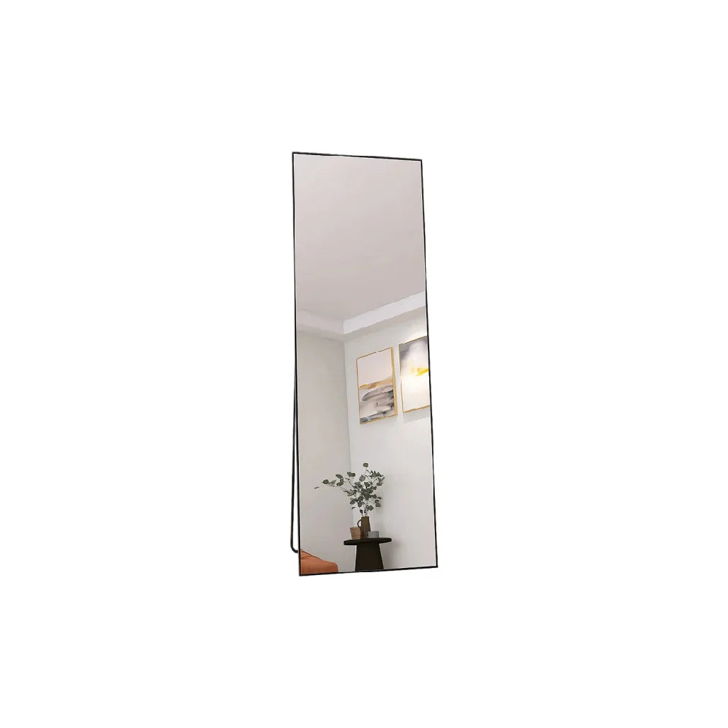 Nowoczesne Lustro Wolnostojące z Ramą w Stylu Minimalistycznym