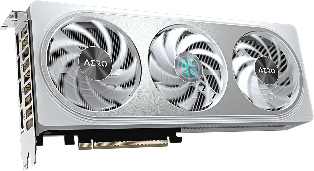 Gigabyte Karta graficzna GeForce RTX 5060 AERO OC 8G, 8 GB GDDR7, 128 bit, PCI-E 5.0, 2595 MHz Core Clock, 3 x DisplayPort, 1 x HDMI, GV-N5060AERO OC-8GD