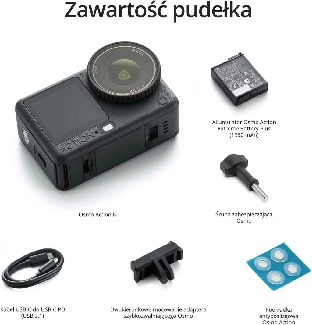 DJI Osmo Pocket Prime Combo - ręczny 3-osiowy stabilizator kardanowy z zestawem akcesoriów i DJI Care Refresh zintegrowany aparat 12 MP 1/2.3 CMOS 4K wideo, podłączony do smartfona, Android, iPhone - czarny