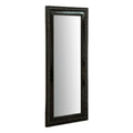 Eleganckie lustro w czarnej ramie - nowoczesny design do wnętrz