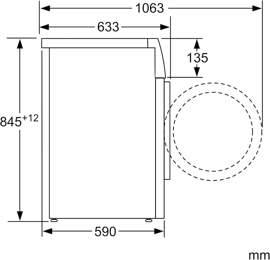 Bosch Hausgeräte WAN28127 seria 4 pralka, 8 kg, 1400 obr./min, Iron Assist: para do rozcinania; klasa energetyczna A; Active Water Plus: maksymalna oszczędność energii i wody; Speed Perfect