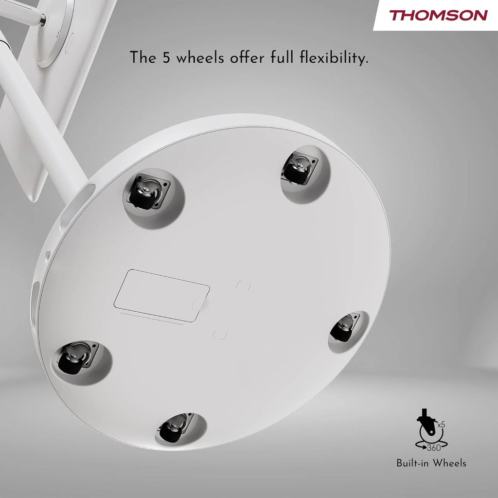 Thomson Go Plus Pro 27-calowy (69 cm) 4K UHD Inteligentny Ekran Dotykowy, Android, Sterowanie Głosowe, Hotspot, Bateria 9000 mAh, Kamera 5MP, Subwoofer, WiFi 6, Bluetooth, Przenośny Stojak