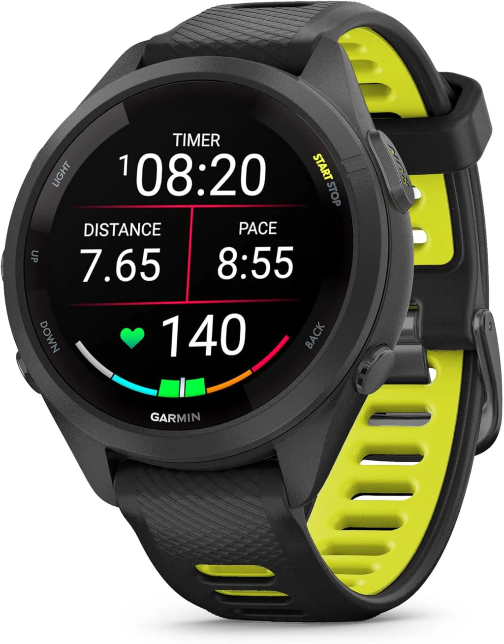 Garmin Forerunner 265 Smartwatch Do Biegania GPS 46mm, AMOLED, HRV Status, Do 13 Dni na Baterii, Czarny