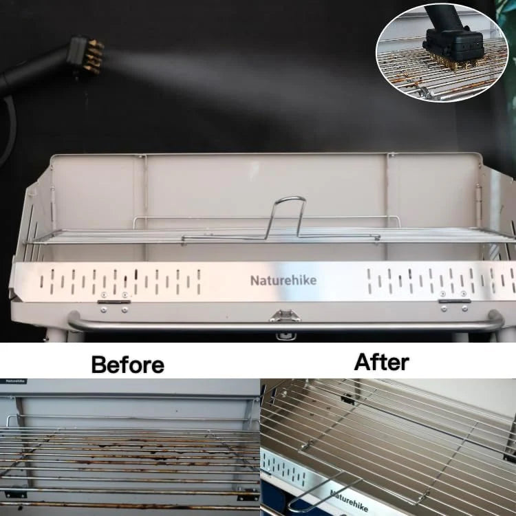 STEAMBOT Mop parowy 37 w 1 do domu i samochodu, zbiornik na wodę 2 l, wąż 1,3 m, głębokie czyszczenie parą do podłóg, płytek, fug, okien, kuchni, salonu, parowar wielopowierzchniowy