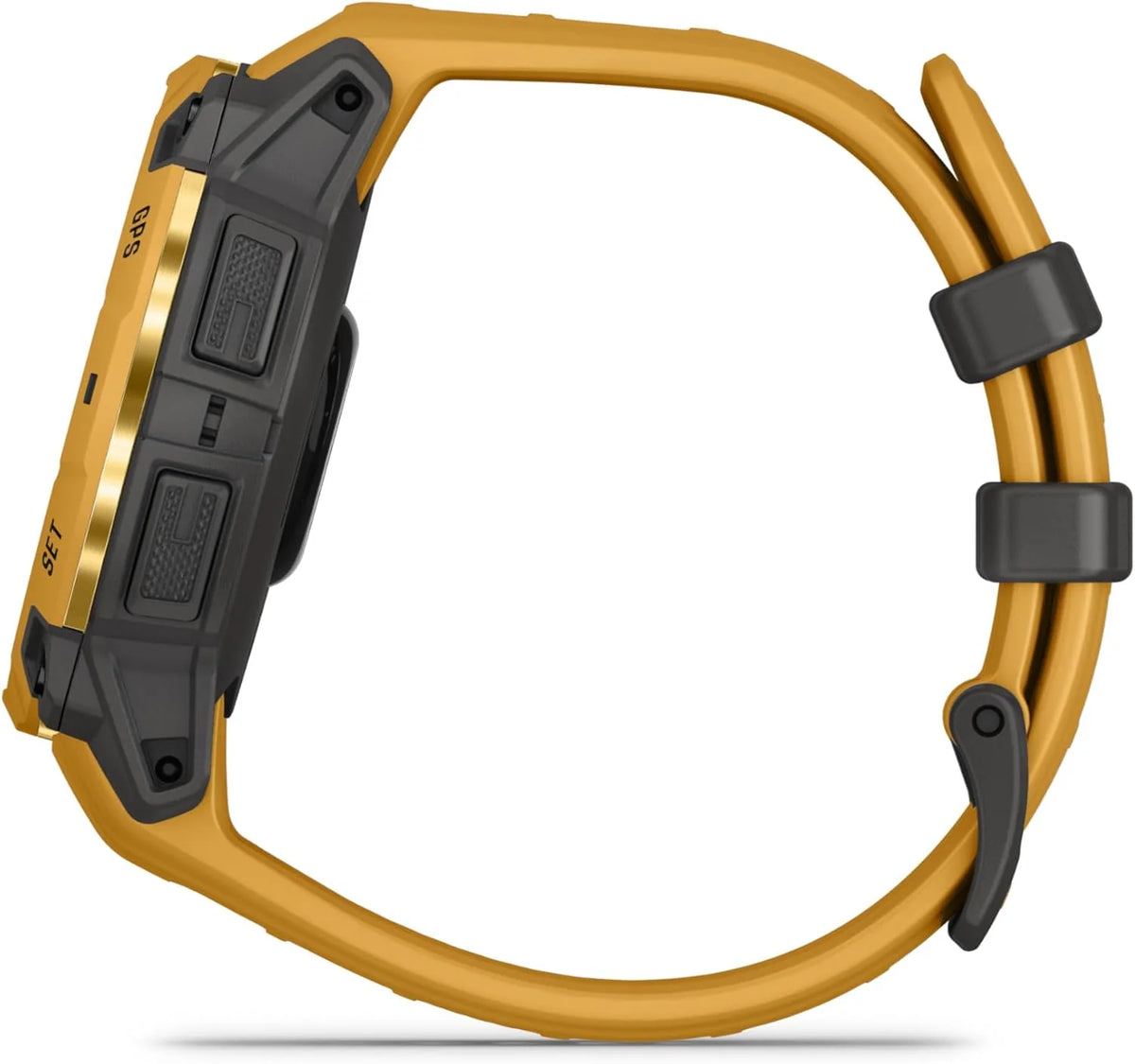 Garmin Instinct 3 SOLAR Wytrzymały Smartwatch GPS, 45 mm, Wbudowane Aplikacje Sportowe i Zdrowotne, Latarka LED, 10ATM, Sunburst