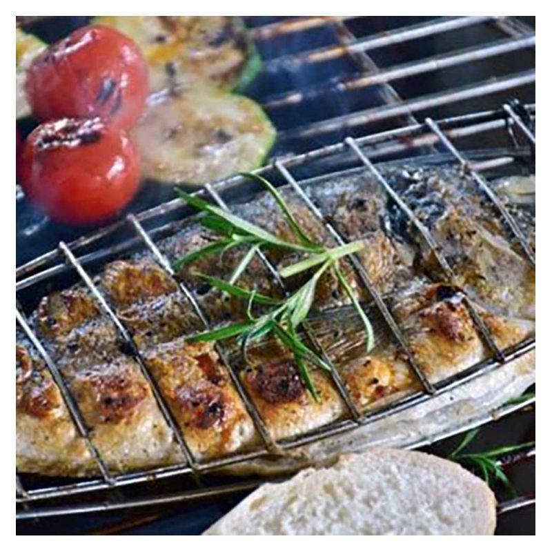 Grill do ryb, grillowania, 71x14 cm, indywidualny