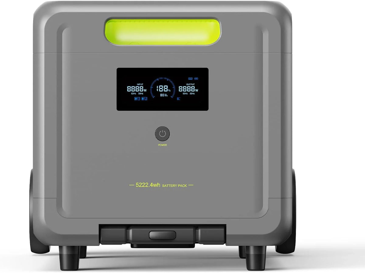 FOSSiBOT - POLSKA F2400, Przenośna stacja zasilająca 2048 Wh/2400W LiFePO4 UPS Generator słoneczny, 5-letnia gwarancja