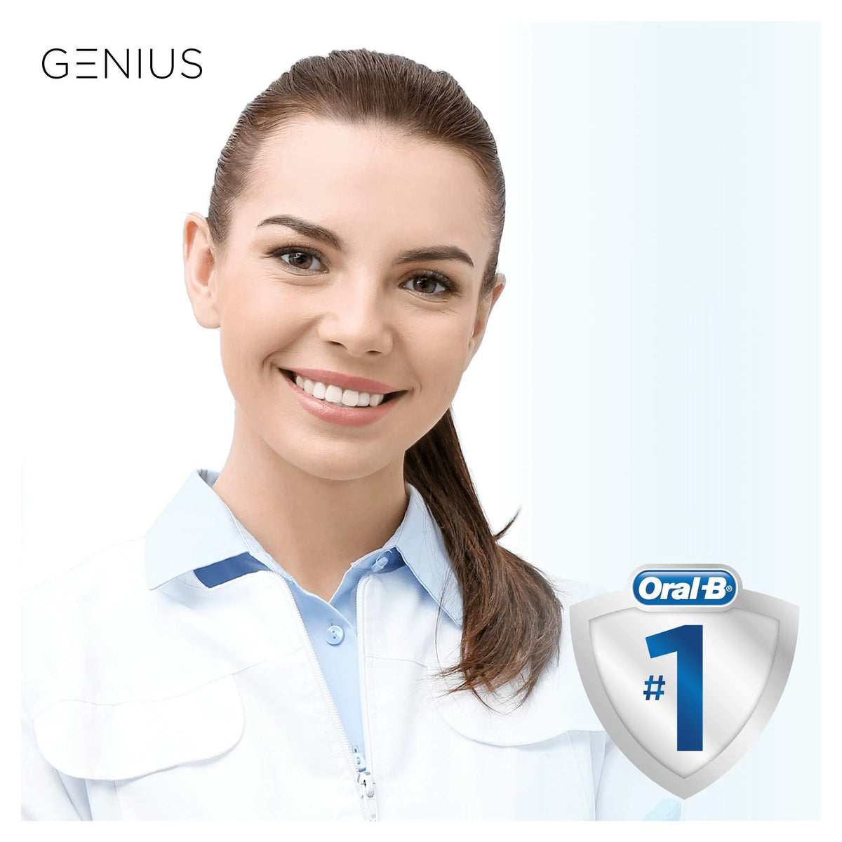 Oral-B 4210201182917 Genius 9900 elektryczna szczoteczka do zębów z 2 końcówkami, powered by braun