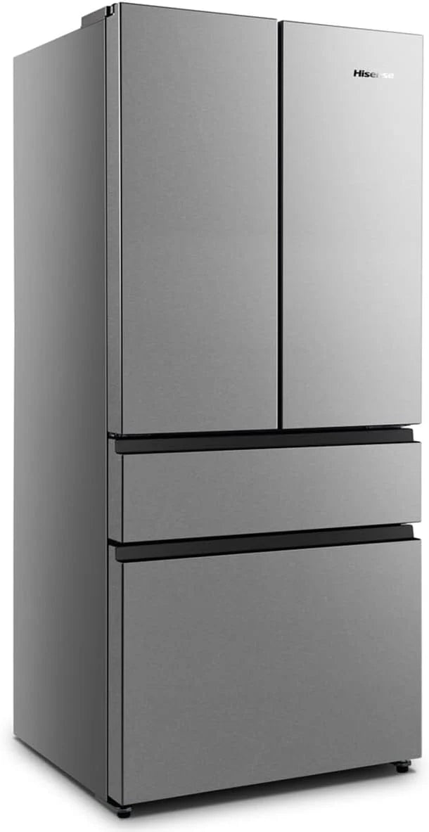 Hisense RF540N4SBI2 Francuska zamrażarka drzwiowa, NoFrostPlus, sprężarka inwerterowa, ConvertActive, CrispZone, 181,7 cm, część lodówki 302 l, część zamrażarki 178 l, 40 dB, 310