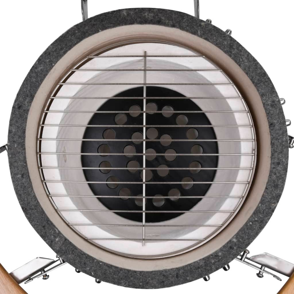 Kamado Grill Ceramiczny palnik do grilla 44 cm Vidaxl