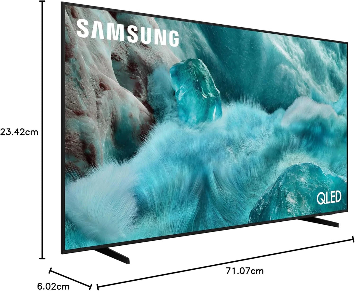 Samsung QLED Q7F4 telewizor 4K 55 cali (140 cm) UHD, procesor Q4 AI, Quantum Dot dla prawdziwych kolorów, skalowanie 4K, Knox Security, Adaptive Sound, Samsung Vision AI Smart TV, 55Q7F (2025)