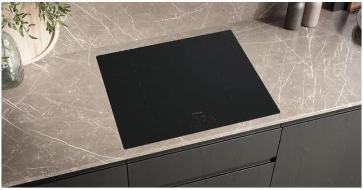 Siemens EU611BEB6E iQ100, płyta indukcyjna, 60 cm, czarna, bezramkowa, TouchControl, powerBoost, powerInduktion – szybsze, czystsze i bezpieczniejsze gotowanie