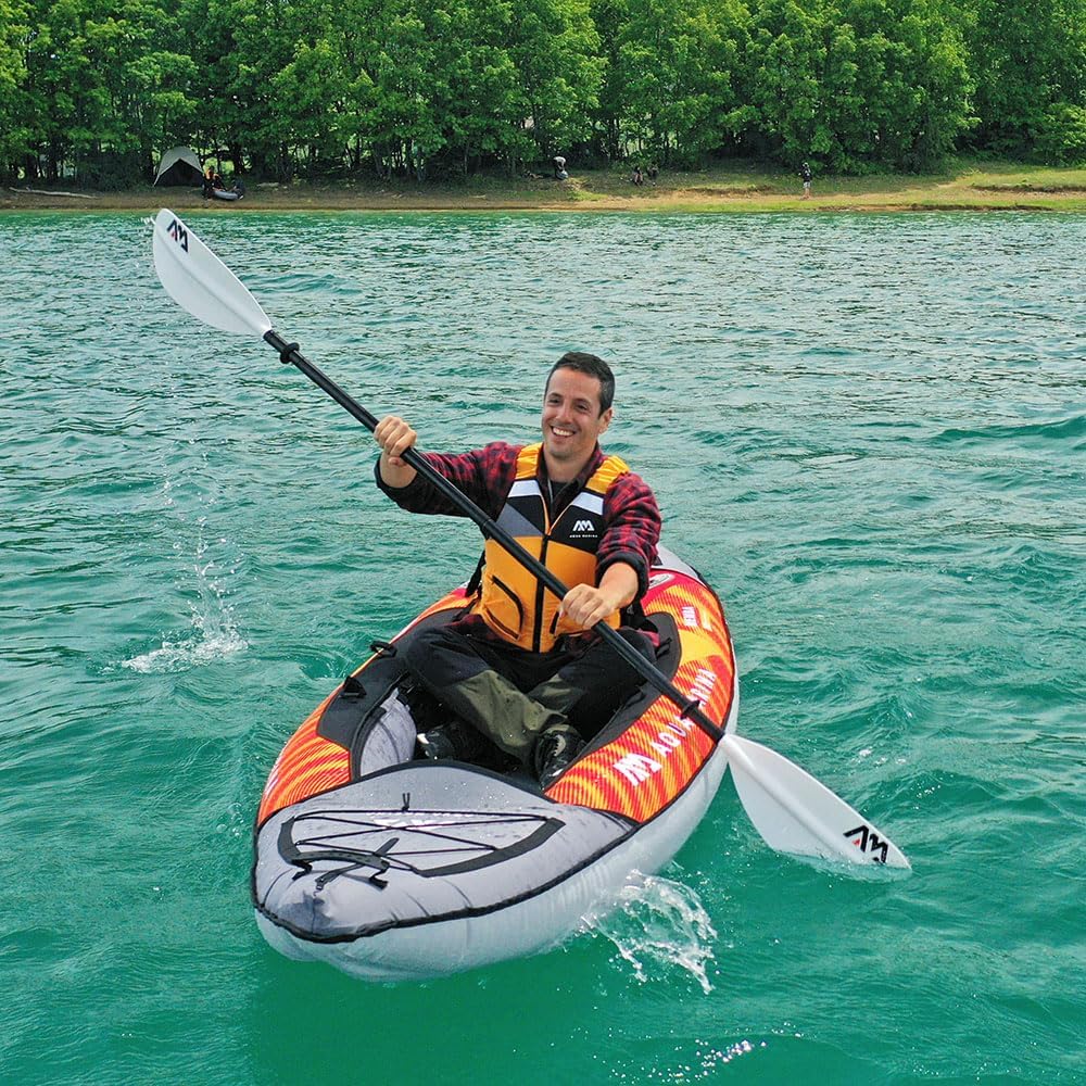 Aqua Marina Memba-330, nadmuchiwany kajak rekreacyjny dla 1 osoby, długość 330 cm, pomarańczowy