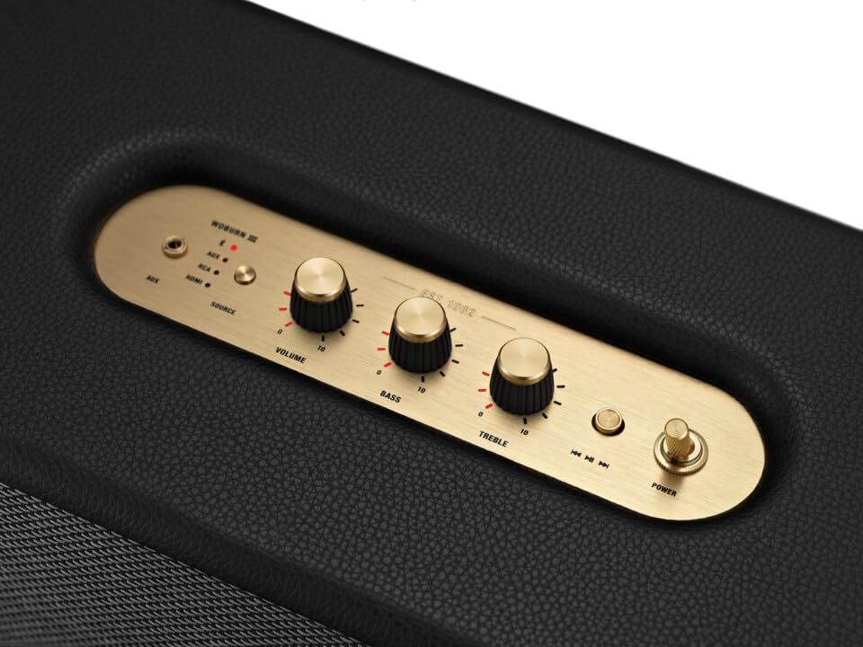 Marshall Woburn Iii Bk 1002583 Głośnik Bluetooth, Czarny, ‎46 x 38 x 26 cm