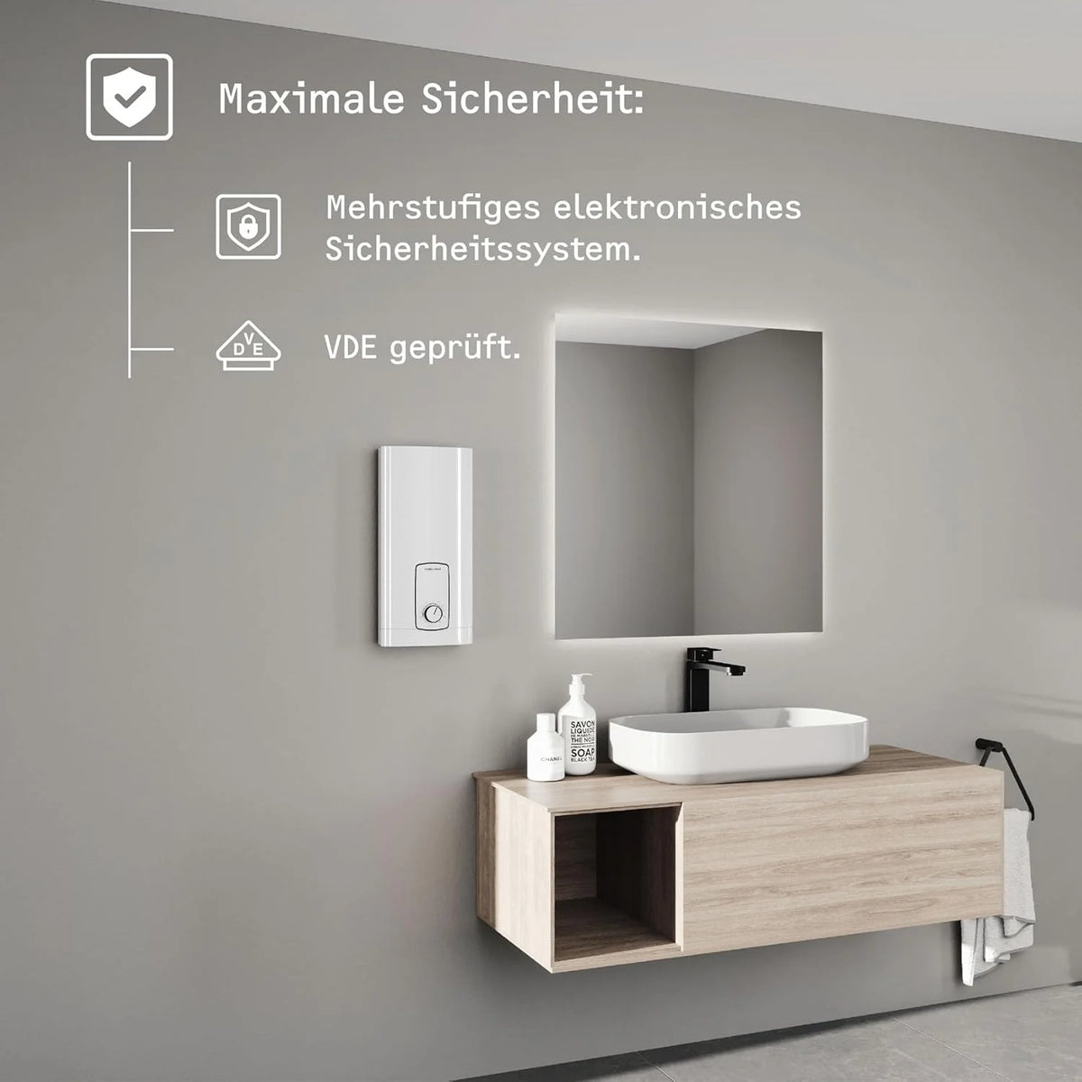 Stiebel Eltron St Trend Podgrzewacz Wody, Biały, 46 x 22 x 11 cm