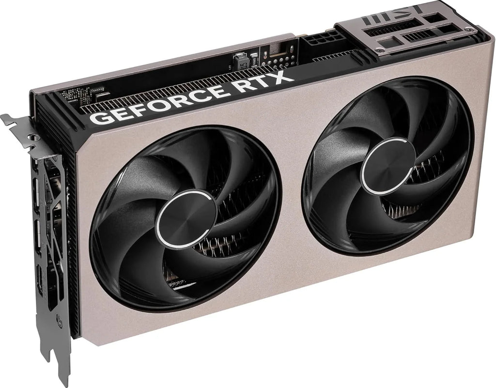MSI Karta graficzna NVIDIA GeForce RTX 5060 Ti 8G Ventus 2X OC Plus - 8 GB GDDR7 (28 GB/s /128 Bits), PCIe 5.0 - Podwójny wentylator (2 x wentylatory STORMFORCE), HDMI 2.1b, DisplayPort 2.1b