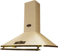 Kaiser Empire A 9315 ElfEm ekskluzywny designerski okap kuchenny w stylu retro, 90 cm, kość słoniowa, okap ścienny, klasa energetyczna A, okap wyciągowy, powietrze wylotowe/obiegowe • 910 m³/h montaż