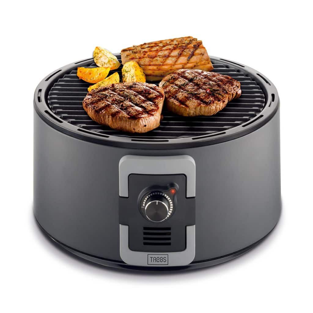 Grill węglowy Trebs 35 cm, przenośny, czarny 99335