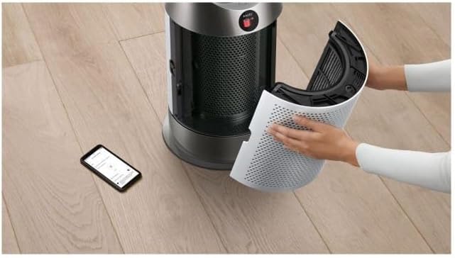 Dyson Purifier Hot+Cool HP1 oczyszczacz powietrza potężny oczyszczacz powietrza z funkcją wentylatora i ogrzewania (Biały/Biały)