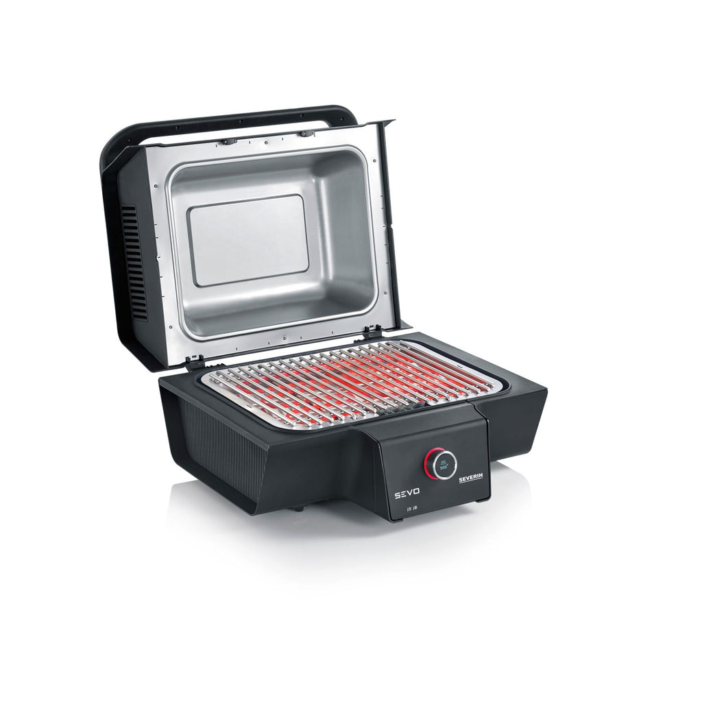 Grill elektryczny Severin Sevo GT Black Pg 8106 z cyfrowym wyświetlaczem OLED