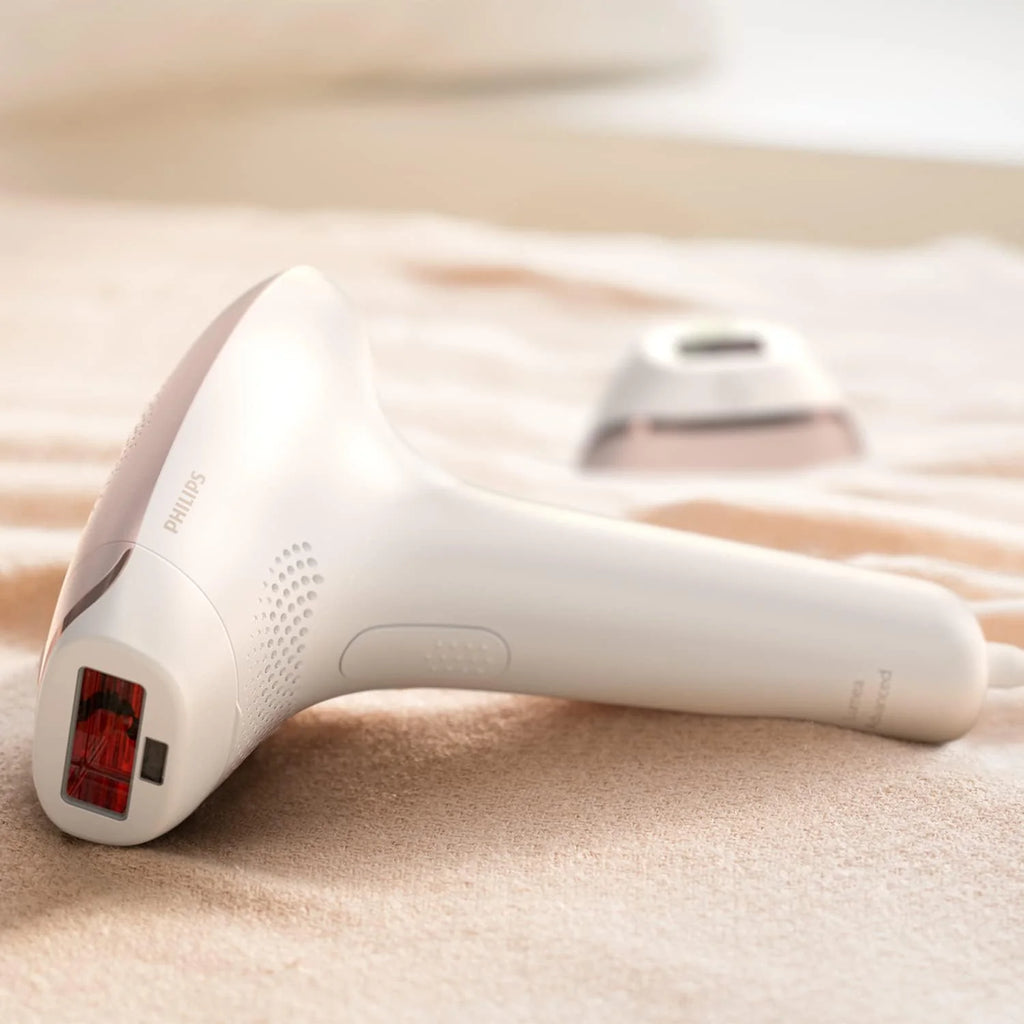 Philips Lumea Zaawansowane urządzenie do usuwania włosów IPL z 2 nasadkami do twarzy i ciała z mini szczoteczką do oczyszczania twarzy VisaPure - BRI922/00
