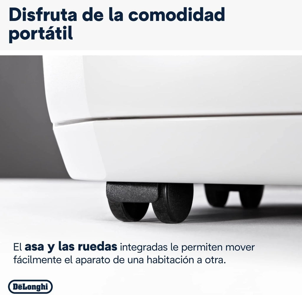 De'Longhi Tasciugo AriaDry Pure DDSX220WFA osuszacz powietrza i oczyszczacz powietrza do pomieszczeń do 90 m³, funkcja prania, kompatybilny z Wi-Fi, certyfikat alergików, 21 l/dzień, czarny