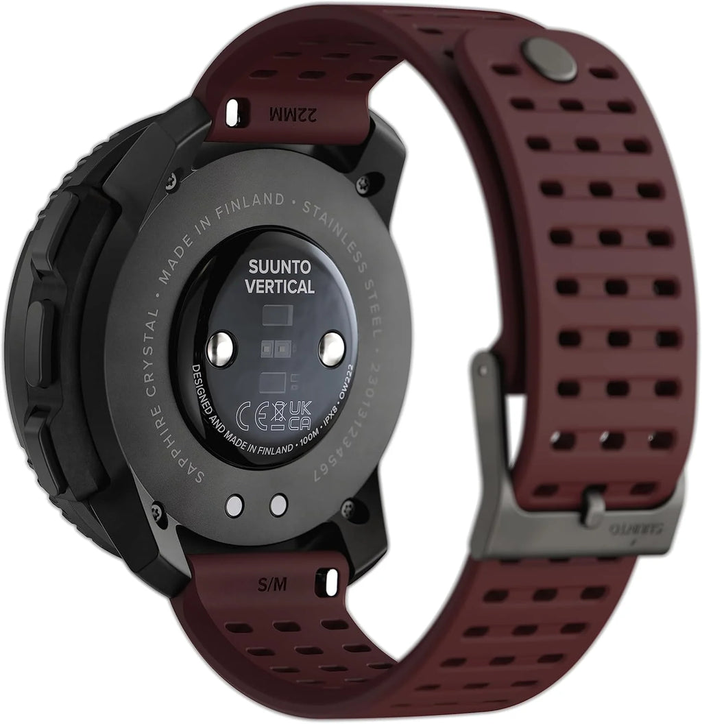 SUUNTO Vertical – Przygodowy zegarek GPS, monitor aktywności, dwupasmowy GNSS i mapy offline, obsługa ponad 95 dyscyplin sportowych, wskaźniki treningowe i analiza regeneracji.