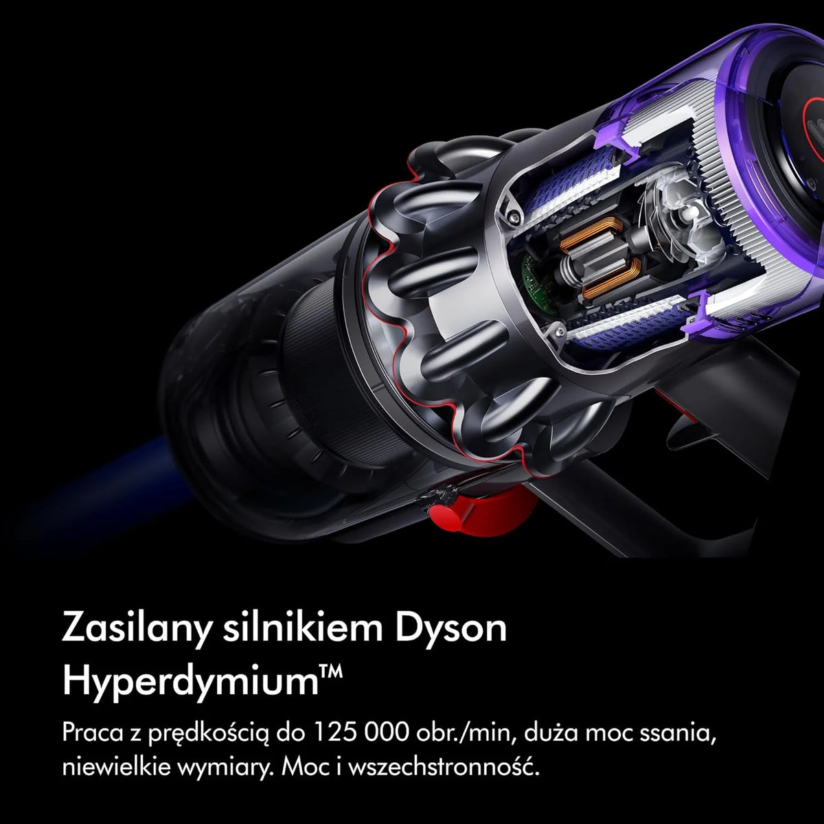Bezprzewodowy odkurzacz pionowy Dyson V11™ Advanced (Nikiel/Fiolet)