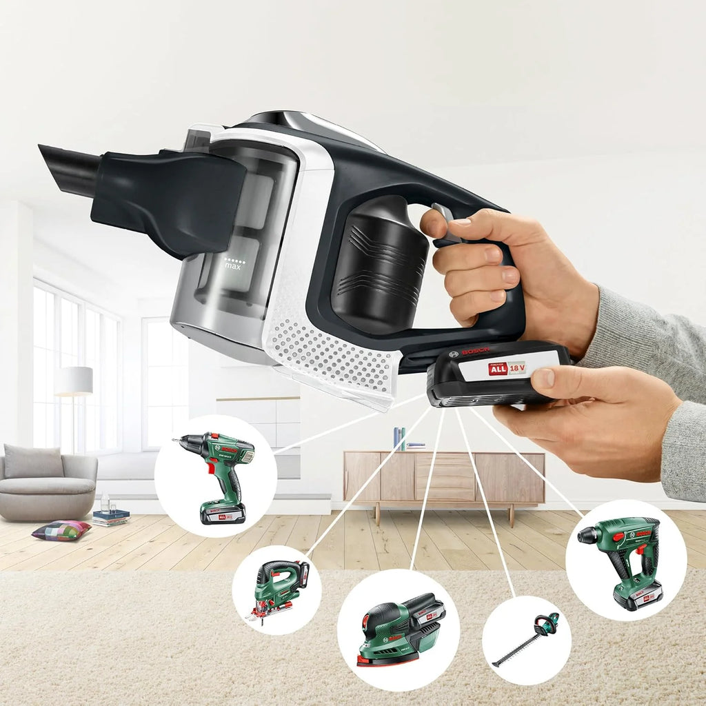 Bosch Unlimited ProPower Serie 8 BSS81POW1, odkurzacz akumulatorowy, czarny
