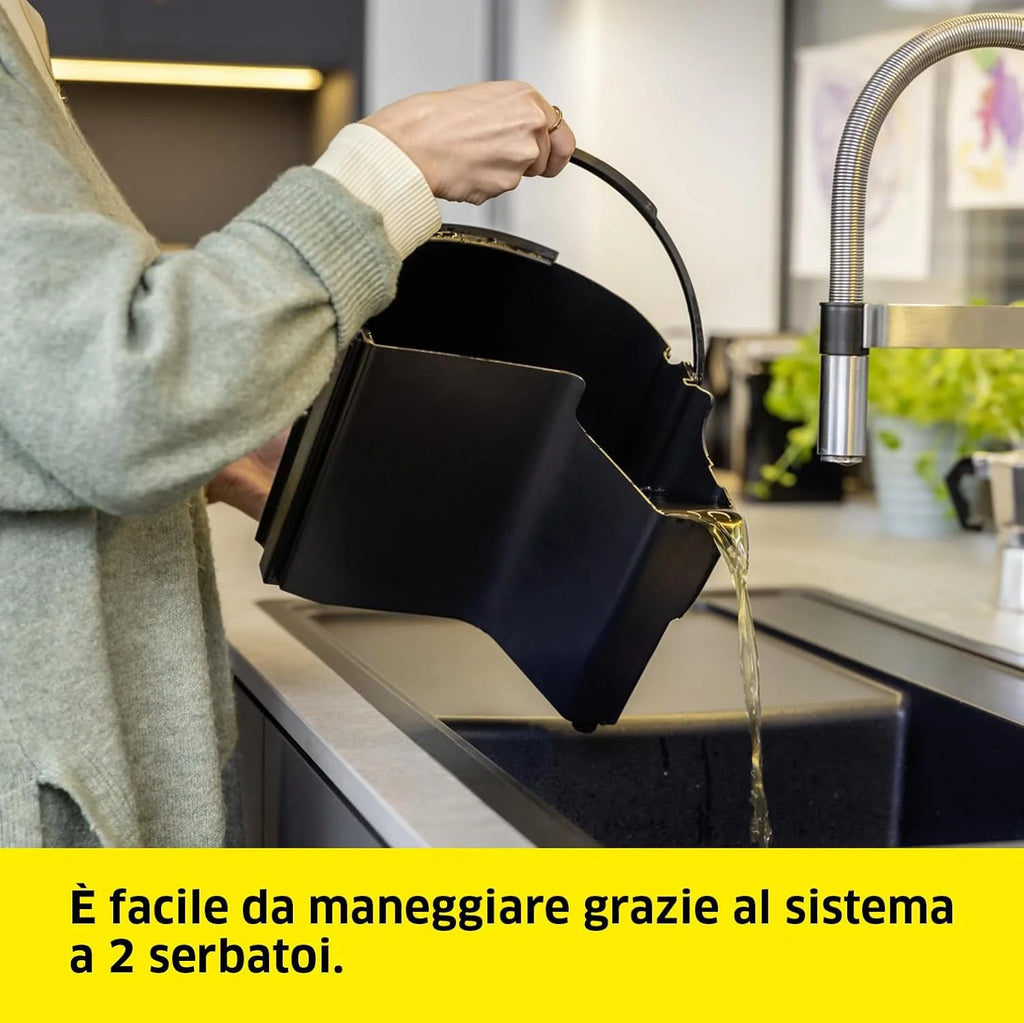 Kärcher odkurzacz piorący SE 6 Signature Line, wąż ssący ze spryskiwaczem, zbiornik czystej (4 l) i brudnej (4 l) wody, ssawka do podłóg z nasadką, ssawka do prania tapicerki i szczelinowa