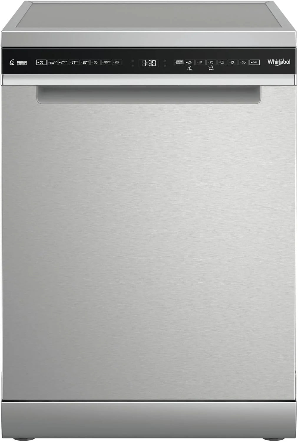 Whirlpool W7F HS51 X - Zmywarka, n 15 Koce, nierdzewna, 8 programów [Klasa energetyczna B]