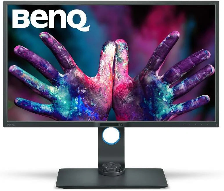 BenQ PV3200U 32 monitor 4K UHD do edycji wideo, 95% DCI-P3, 100% Rec.709/sRGB, audio 2.1, USB-C 65W, kompatybilny z komputerami Mac, kalibracja fabryczna i oprogramowanie, ergonomiczny uchwyt