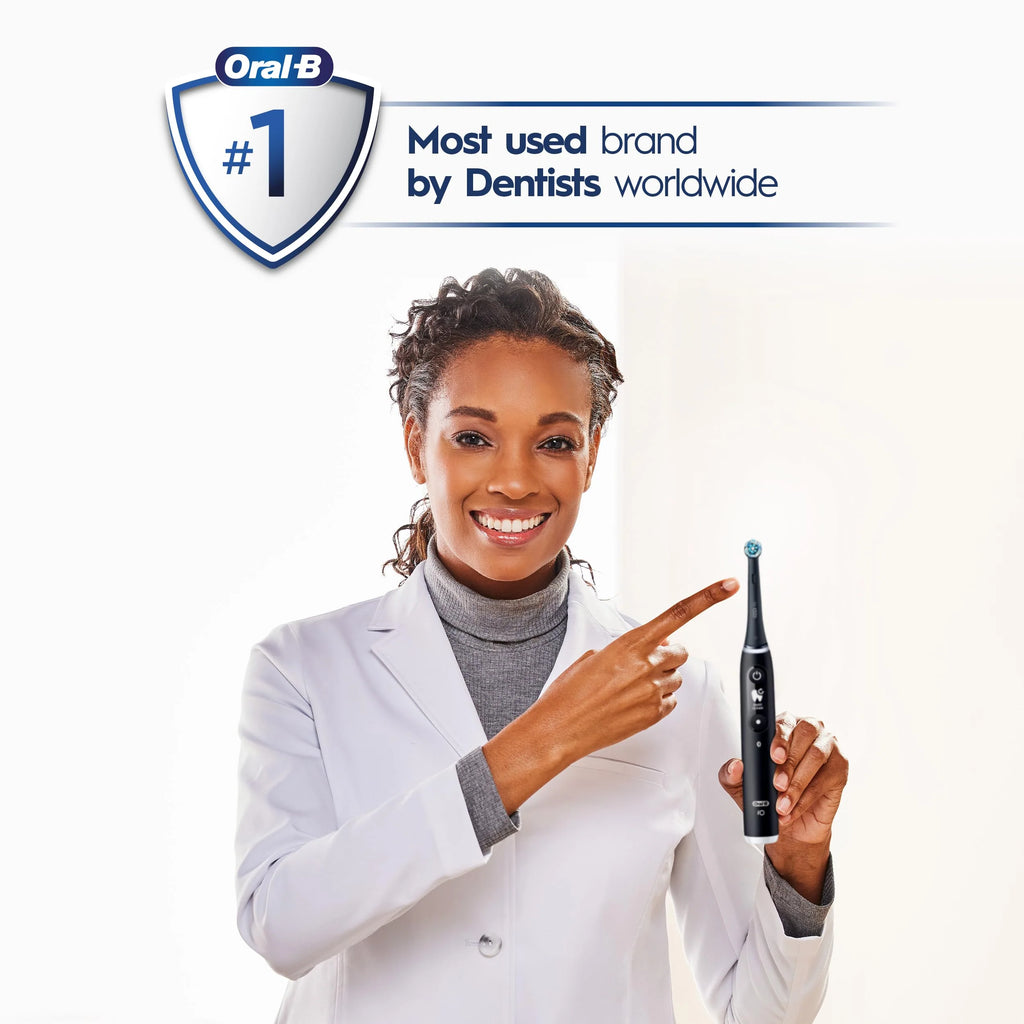 Oral-B iO Series 6 Elektryczna szczoteczka do zębów z widocznym czujnikiem ciśnienia, ochrona dziąseł, 2-minutowy timer, 5 ustawień czyszczenia, 1 główka szczoteczki do zębów: