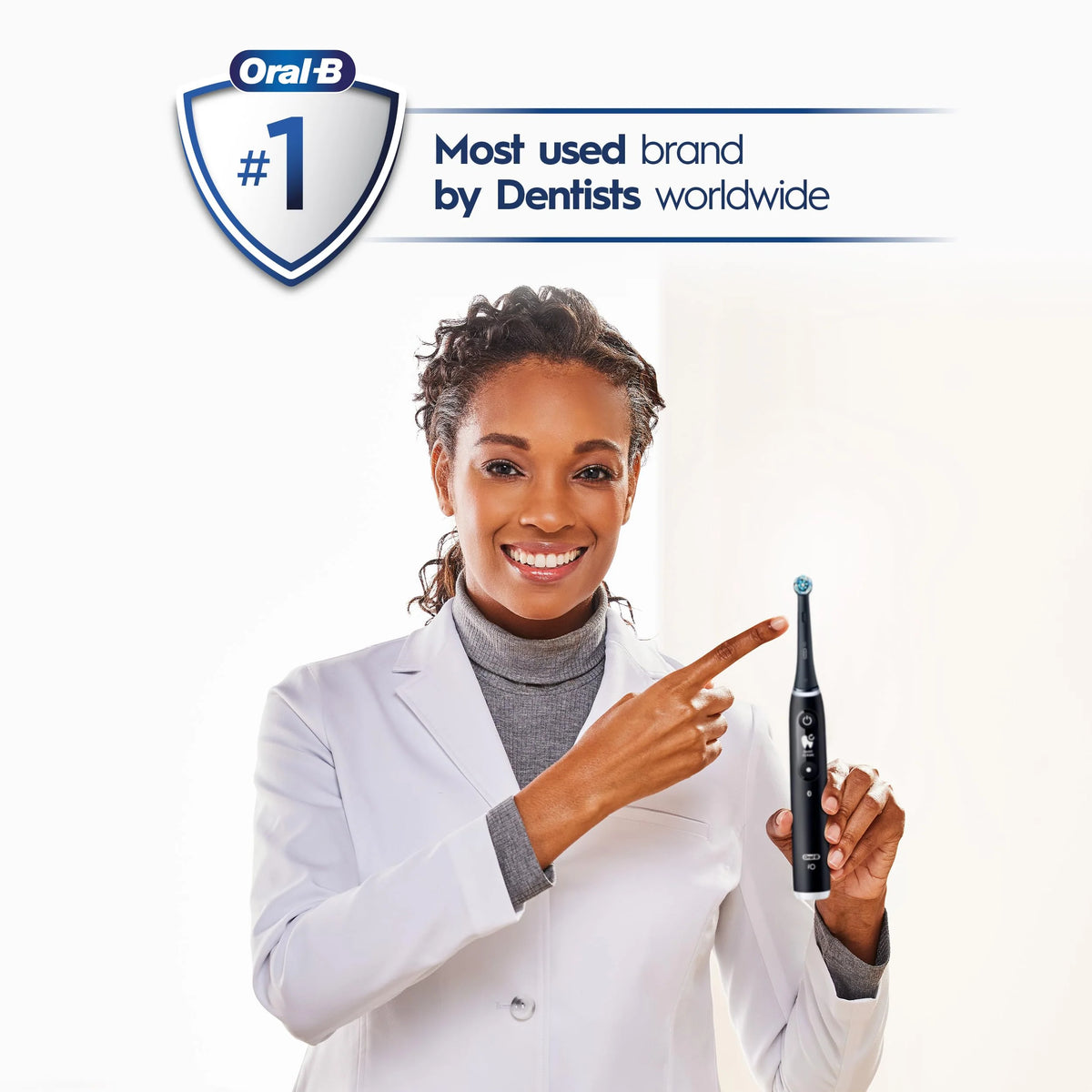 Oral-B iO Series 6 Elektryczna szczoteczka do zębów z widocznym czujnikiem ciśnienia, ochrona dziąseł, 2-minutowy timer, 5 ustawień czyszczenia, 1 główka szczoteczki do zębów: