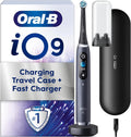 Oral-B iO – 9 – elektryczna szczoteczka do zębów marki Braun, 1 wysokiej jakości czarny uchwyt z rewolucyjną technologią magnetyczną, kolorowy wyświetlacz, 1 głowica szczoteczki do zębów, 1 etui
