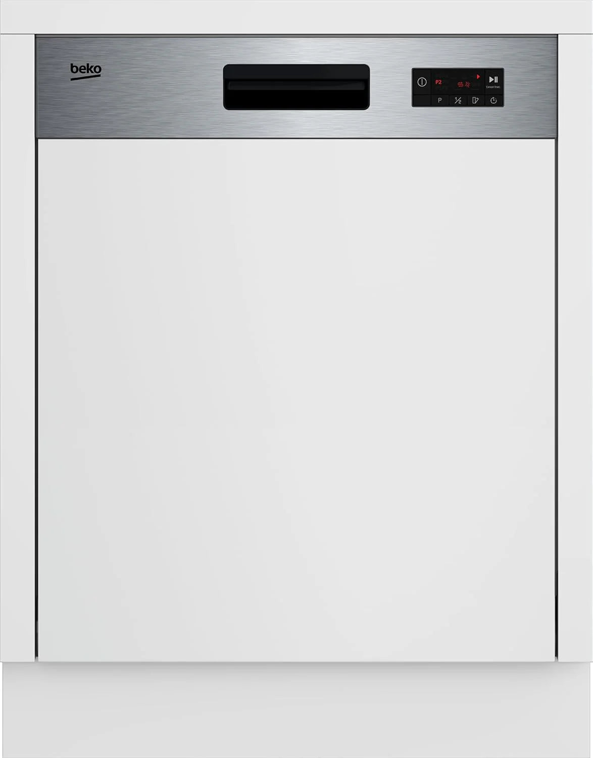 Beko BDIN16430 b300 zmywarka do zabudowy 60 cm w pełni zintegrowana, na 14 nakryć wymiarowych, 3 poziomy zmywania, 5 temperatur, 6 programów, połowa obciążenia, automatyczne otwieranie drzwi,