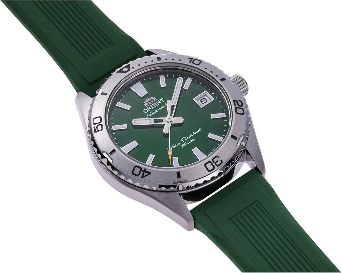 Orient Sport Mako 40 mm - automatyczny zegarek męski z ręcznym nakręcaniem, wodoodporny AC0Q