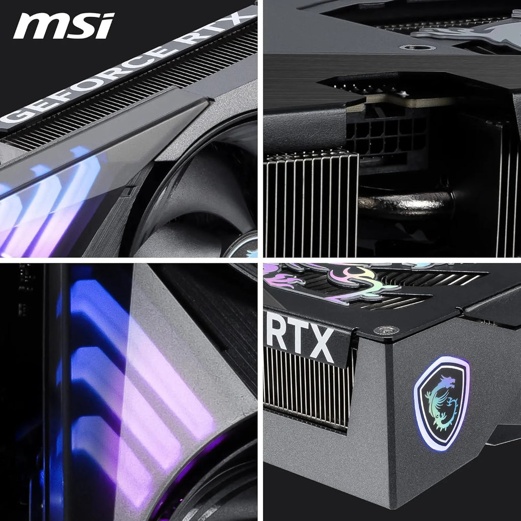 MSI Karta graficzna NVIDIA GeForce RTX 5060 Ti 8G Ventus 2X OC Plus - 8 GB GDDR7 (28 GB/s /128 Bits), PCIe 5.0 - Podwójny wentylator (2 x wentylatory STORMFORCE), HDMI 2.1b, DisplayPort 2.1b