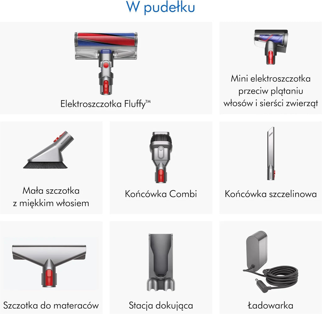 Bezprzewodowy odkurzacz pionowy Dyson V11™ Advanced (Nikiel/Fiolet)