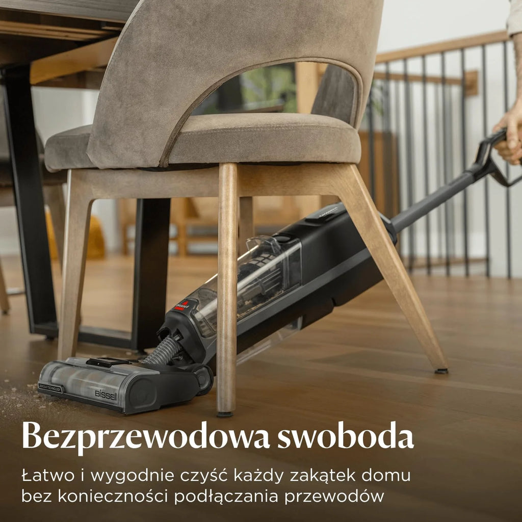 BISSELL CrossWave OmniForce, Odkurzacz Bezprzewodowy Mokro i Sucho, Odkurzanie i Mycie lub tryb Wyłącznie Odkurzania, Odkurzacz Piorący o Wysokiej Mocy, 240m² Czyszczenia Wielopowierzchniowego, 3912N