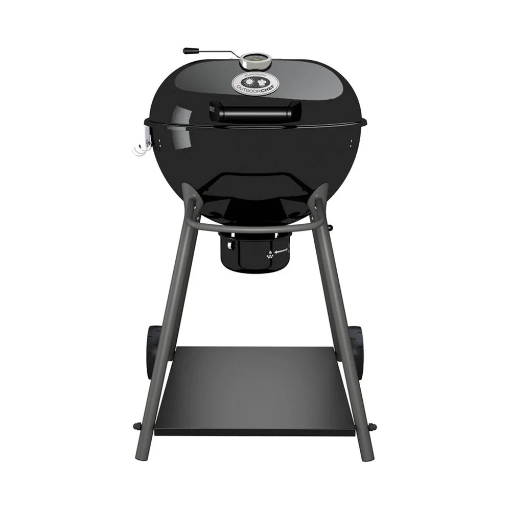 Grill węglowy Outdoorchef KENSINGTON 570 C 2026 – system Slide-Trichter do bezpośredniego/pośredniego grzania – czarny