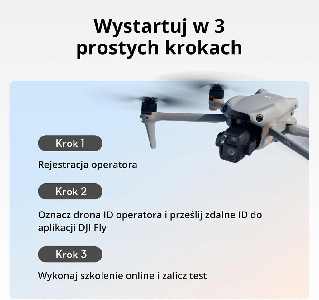 Pakiet DJI Air 3S Flight More (RC-N3), dron szerokokątny z 1 CMOS i telekamerą średnią, wideo 4K/60 kl./s HDR, wielokierunkowe wykrywanie przeszkód w nocnych scenach i 3 bateriami, aby latać więcej