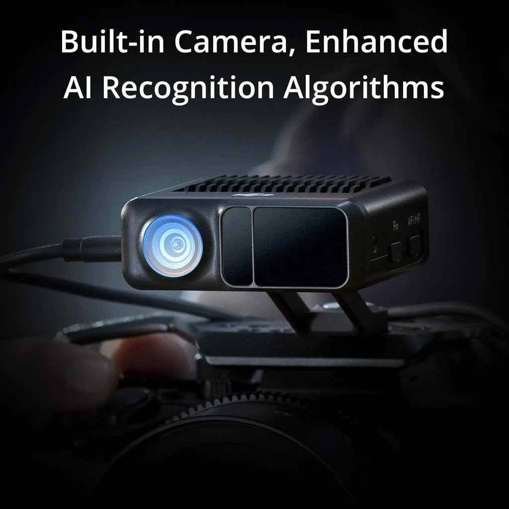 DJI Focus Pro All-In-One Combo, AMF system sterowania obiektywem, 20 m ostrości motywu, 76 800 punktów pomiarowych LiDAR, rozpoznawanie AI, sterowanie obiektywem FIZ, dodatkowo z jednostką ręczną