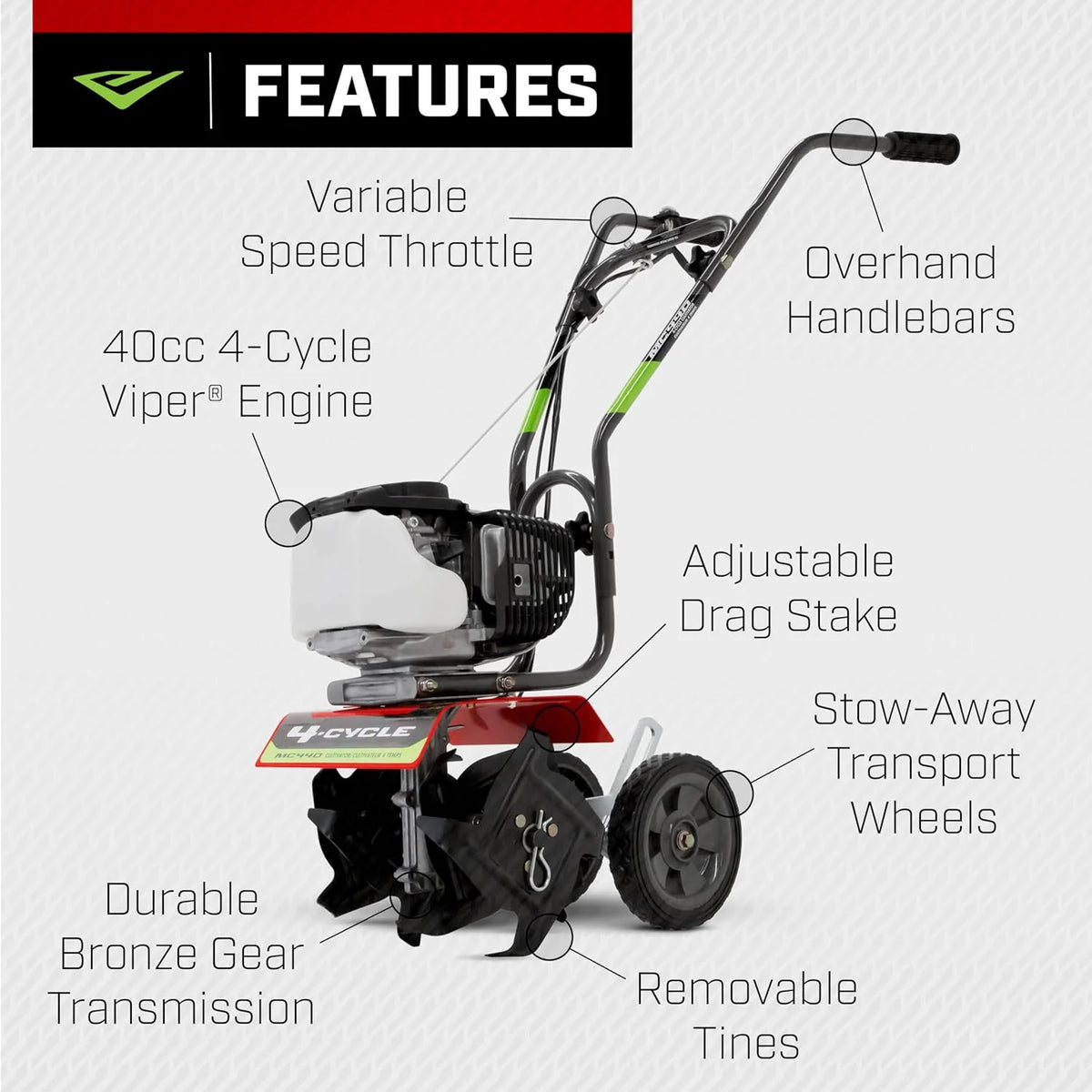 Earthquake MC440-4-Stroke Multi-Tool Mini Sierpe