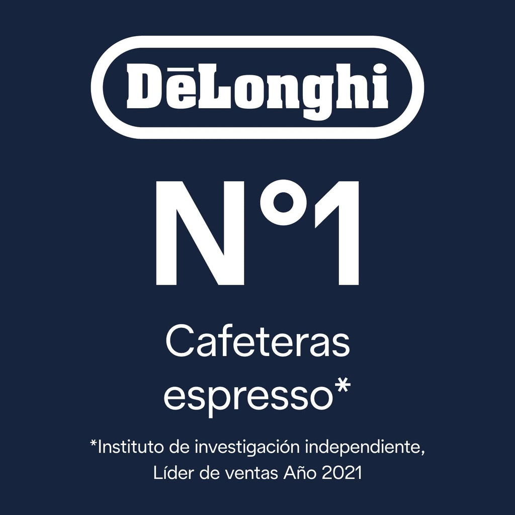 De'Longhi Dedica – Ekspres do kawy ze stali nierdzewnej z pompką do kawy mielonej lub na kapsułki, espresso i cappuccino, zbiornik 1,3 litra, system zapobiegający kapaniu, model EC685.M, kolor metaliczny