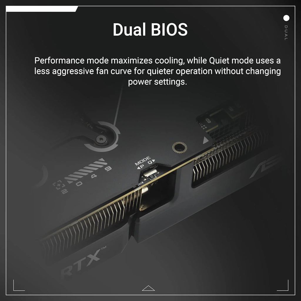 ASUS Dual NVIDIA GeForce RTX 5070 OC Edition, karta graficzna 12 GB GDDR7, 192 bity, PCIe 5.0, 2 wentylatory Axial-Tech, 1 HDMI 2.1, 3 DisplayPort 2.1, GPU Tweak III, biały, DUAL-RTX5070-O12G