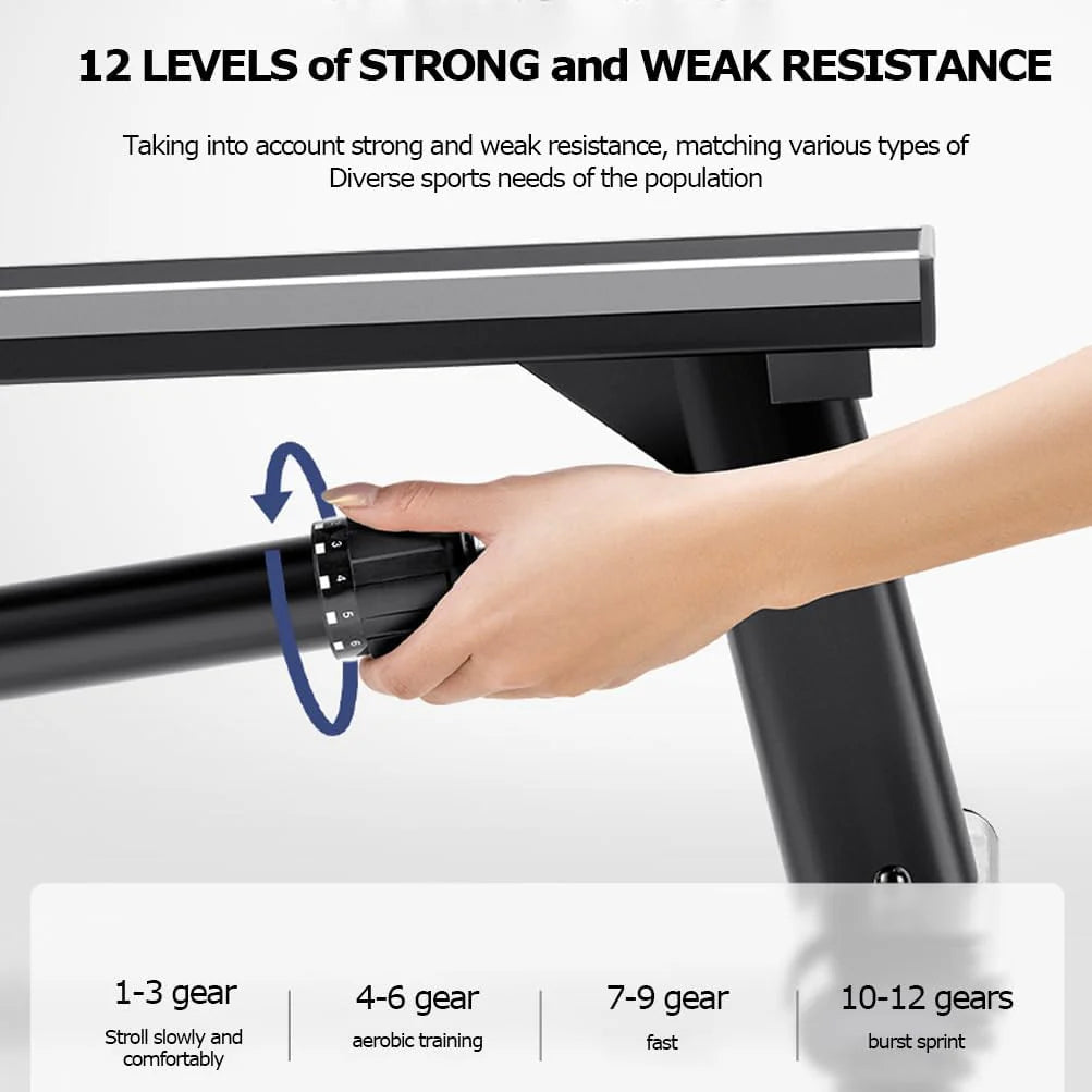 Wioślarz do domowej siłowni, 12 poziomów regulacji oporu, nośność 120 kg, składany, monitor LCD do treningu cardio całego ciała